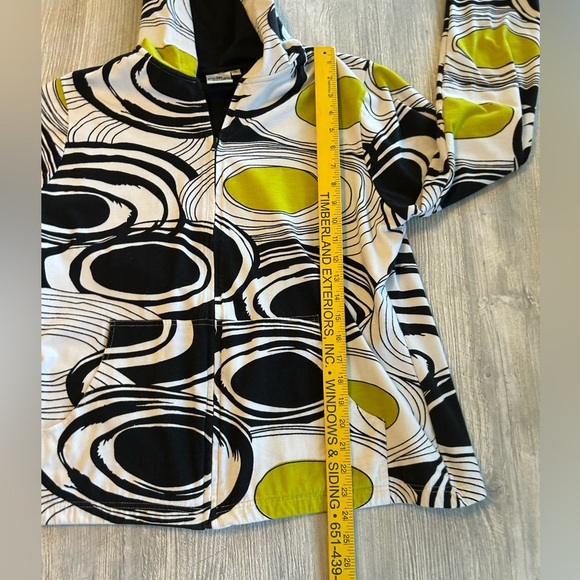 Parsley & Sage Art to Wear Hooded Jacket Full Zip Pockets & Matching Shirt Large - Picture 8 of 14